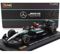 Bburago 1/43 F1 Mercedes AMG W15E - con Casco #Hamilton