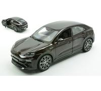 MODELLINO AUTO STATICO BURAGO PORSCHE MACAN TURBO ELECTRIC VIOLA SCALA 1:24