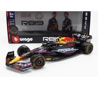 MODELLINO AUTO STATICO BURAGO RED BULL F1 RB19 VERSTAPPEN MIAMI GP 2023 1/18