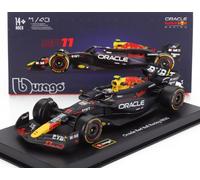 1:43 BURAGO Red Bull F1 Rb20 #11 2024 Perez With Pilot And Showcase BU38098-P
