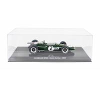 MODELLINO AUTO STATICO CENTAURIA BRABHAM F1 BT24 1967 HULME VETRINA SCALA 1/24