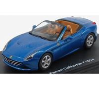 MODELLINO AUTO STATICO CENTAURIA FERRARI CALIFORNIA T SPIDER OPEN 2014 BLU 1:43