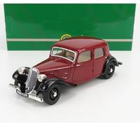 MODELLINO AUTO STATICO CITROEN TRACTION AVANT 7CV 1934 BORDEAUX NERO SCALA 1/18