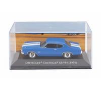 MODELLINO AUTO STATICO DEAGOSTINI CHEVROLET CHEVELLE SS 454 1970 VETRINA 1/43