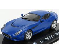 MODELLINO AUTO STATICO DIECAST AC 378 GT 2012 CON VETRINA BLU MODELLISMO 1/43