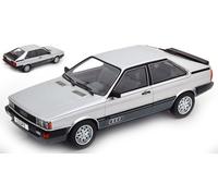 MODELLINO AUTO STATICO DIECAST AUDI COUPE GT 1980 SILVER MODELLISMO SCALA 1:18
