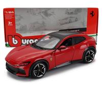 MODELLINO AUTO STATICO DIECAST BURAGO FERRARI PUROSANGUE SUV ROSSO SCALA 1/24