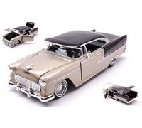 MODELLINO AUTO STATICO DIECAST CHEVROLET BEL AIR GET LOW SERIES 1955 SCALA 1:24