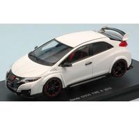 1:43 Ebbro Honda Civic Type R 2015 Giapponese License Plate Campionato Bianco