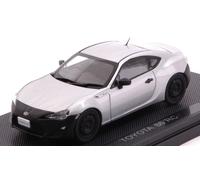 MODELLINO AUTO STATICO DIECAST EBBRO TOYOTA 86 RC SILVER MODELLISMO SCALA 1:43