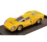 MODELLINO AUTO STATICO DIECAST FERRARI 412P 1967 GIALLO MODELLISMO SCALA 1:43
