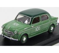 MODELLINO AUTO STATICO DIECAST FIAT 1100/103 #101 MILLE MIGLIA 1954 ALQUATI 1/43