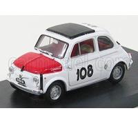 MODELLINO AUTO STATICO DIECAST FIAT 500 595 ABARTH COPPA GALLEGA 1965 1/43
