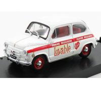 MODELLINO AUTO STATICO DIECAST FIAT 600D ABBIGLIAMENTO INTIMO LOVABLE 1965 1/43