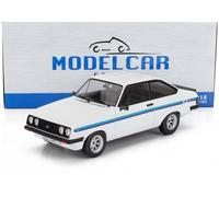 MODELLINO AUTO STATICO DIECAST FORD ESCORT MKII RS 2000 1977 BIANCO SCALA 1:18