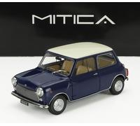 MODELLINO AUTO STATICO DIECAST INNOCENTI MINI COOPER MK2 1968 BLU SCALA 1:18