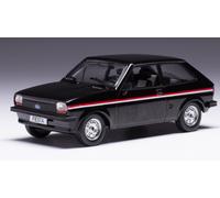 MODELLINO AUTO STATICO DIECAST IXO MODEL FORD FIESTA MK I 1978 NERO SCALA 1/43