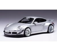 MODELLINO AUTO STATICO DIECAST IXO PORSCHE RWB 997 SILVER MODELLISMO SCALA 1/43