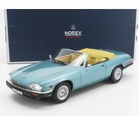 MODELLINO AUTO STATICO DIECAST JAGUAR XJ-S CABRIOLET 1988 BLU MODELLISMO 1/18