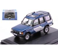 MODELLINO AUTO STATICO DIECAST LAND ROVER DISCOVERY 1 BLU MODELLISMO SCALA 1:76