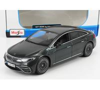 MODELLINO AUTO STATICO DIECAST MAISTO MERCEDES BENZ EQS 2022 GRIGIO SCALA 1/27