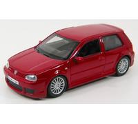 MODELLINO AUTO STATICO DIECAST MAISTO VOLKSWAGEN GOLF R32 2002 ROSSO SCALA 1/24