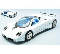 MODELLINO AUTO STATICO DIECAST MOTORMAX PAGANI ZONDA C12 2003 BIANCO SCALA 1:18