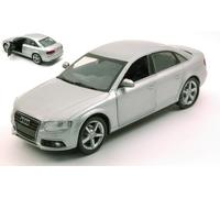 MODELLINO AUTO STATICO DIECAST NEW RAY AUDI A4 2008 SILVER MODELLISMO SCALA 1/24