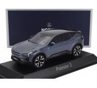 MODELLINO AUTO STATICO DIECAST NOREV POLESTAR 3 2024 BLU MODELLISMO SCALA 1/43