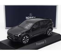 MODELLINO AUTO STATICO DIECAST NOREV POLESTAR 3 2024 NERO MODELLISMO SCALA 1/43