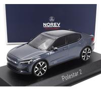 MODELLINO AUTO STATICO DIECAST POLESTAR II 2024 BLU MODELLISMO SCALA 1/43