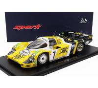 MODELLINO AUTO STATICO DIECAST PORSCHE 956L #7 WINNER LE MANS 1987 VETRINA 1/18