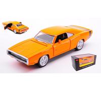 MODELLINO AUTO STATICO DIECAST RASTAR DODGE CHARGER R/T 1970 ARANCIO SCALA 1:36