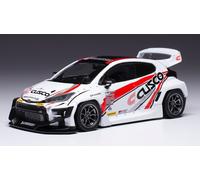 2022 Toyota GR Yaris Pandem Cusco Blanco/Rojo 1:43 IXO Models MOC329.22