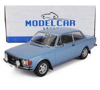 MODELLINO AUTO STATICO DIECAST VOLVO 142 1973 BLU MODELLISMO SCALA 1/18