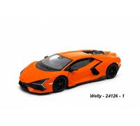 MODELLINO AUTO STATICO DIECAST WELLY LAMBORGHINI REVUELTO ARANCIO SCALA 1:24
