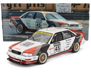 MODELLINO AUTO STATICO DIECAST WERK83 AUDI V8 QUATTRO DTM 1991 BIELA SCALA 1/18