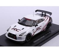 MODELLINO AUTO STATICO EBBRO NISSAN NISMO GT-R RC RACING VERSION BIANCO 1:43