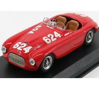 MODELLINO AUTO STATICO FERRARI 166MM #624 WINNER MILLE MIGLIA 1949 SCALA 1/43