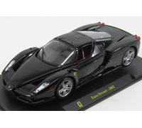 MODELLINO AUTO STATICO FERRARI ENZO 2002 - CON VETRINA NERO SCALA 1/24