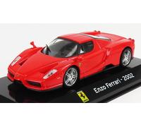 MODELLINO AUTO STATICO FERRARI ENZO 2002 - CON VETRINA ROSSO SCALA 1/43