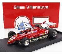MODELLINO AUTO STATICO FERRARI F1 126C2 #27 VILLENEUVE BRASILE GP 1982 1/43
