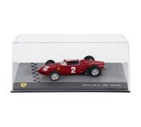 MODELLINO AUTO STATICO FERRARI F1 156 1961 PHIL HILL CON VETRINA SCALA 1/43