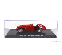 MODELLINO AUTO STATICO FERRARI F1 375 1951 GONZALEZ CON VETRINA SCALA 1:24