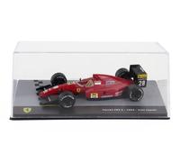 MODELLINO AUTO STATICO FERRARI F1 F92A 1992 IVAN CAPELLI CON VETRINA SCALA 1/43