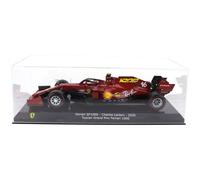 MODELLINO AUTO STATICO FERRARI F1 SF1000 LECLERC MUGELLO GP 2020 VETRINA 1/24