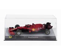 MODELLINO AUTO STATICO FERRARI F1 SF21 LECLERC SILVERSTONE GP 2021 VETRINA 1/43