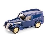 MODELLINO FURGONE STATICO DIECAST FIAT 1100E VAN 1949 BLU MODELLISMO SCALA 1/43