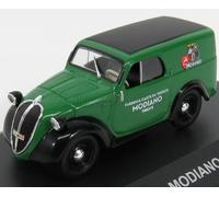 MODELLINO AUTO STATICO FIAT 500A VAN FURGONCINO MODIANO 1946 VERDE NERO 1/43
