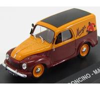 MODELLINO AUTO STATICO FIAT 500C VAN FURGONCINO MARGA 1950 GIALLO SCALA 1/43
